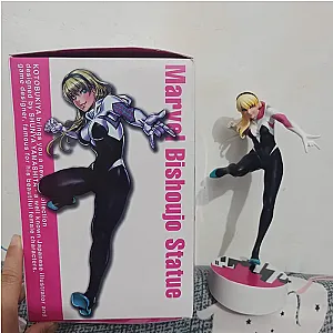 22cm Revoltech Spider Man Gwen Stacy Sexy Girl Anime Action Figure Toys
