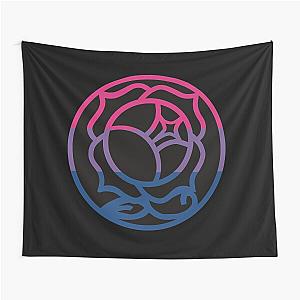 Revolutionary Girl Bi Flag Rose Tapestry