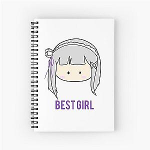 Emilia Best Girl Spiral Notebook