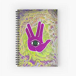 Rezz Eye Purple Spiral Notebook