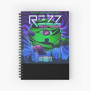 rr11 rezz Drive In At The Speedway Spiral Notebook