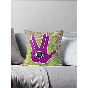 Rezz Eye Purple Throw Pillow