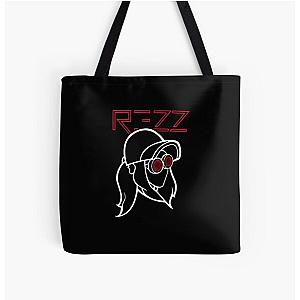 Rezz Tri Blend Essential  All Over Print Tote Bag