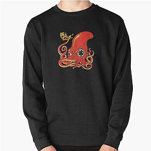 Red Hot Chili Peppers Sweatshirts - Red Big Chilli  Pullover Sweatshirt RB0710