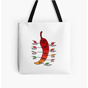 Red Hot Chili Peppers Bags - Red Hot Chilli Pepper All Over Print Tote Bag RB0710