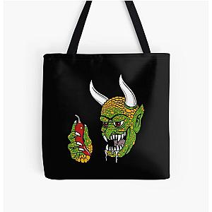 Red Hot Chili Peppers Bags - Red Hot Chilli Peppers All Over Print Tote Bag RB0710