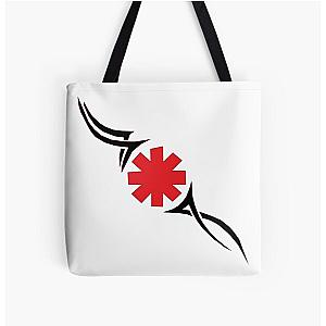 Red Hot Chili Peppers Bags - Rib Chili Logo All Over Print Tote Bag RB0710