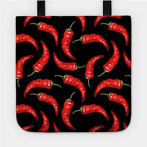 Red Hot Chili Peppers Bags - Peppers on black Pillow TP2610