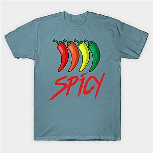 Red Hot Chili Peppers T-Shirts - Spicy Hot Peppers Spicy Food Lover T-Shirt TP2610