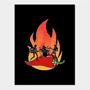 Red Hot Chili Peppers Posters - Red hot chili peppers band Poster TP2610