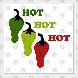 Red Hot Chili Peppers Posters - Hot Hot Hot Chil Poster TP2610