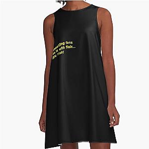 Wrestling fans do it with Flair A-Line Dress