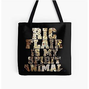 Ric Flair is my Spirit Animal Big Gold All Over Print Tote Bag