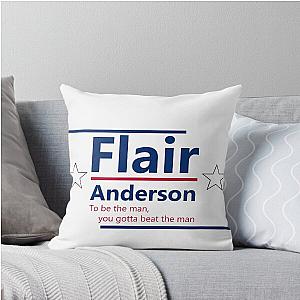Ric Flair and Arn Anderson Throw Pillow