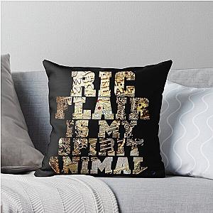 Ric Flair is My Spirit Animal Big Gold Throw Pillow