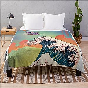 SURF'S UP Nature Boy Ric Flair Surfing Throw Blanket