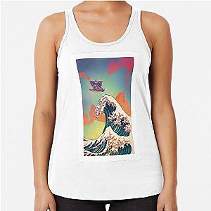 Surf, Nature Boy, Ric Flair Surfing Racerback Tank Top