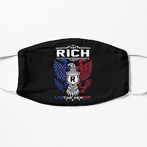 Rich Name T Shirt - Rich Eagle Lifetime Member Gift Item Tee Flat Mask