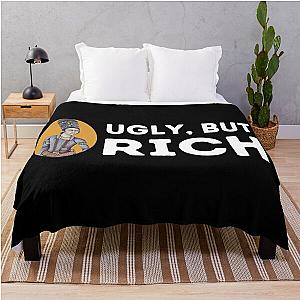 Ugly but rich - Rich design Throw Blanket