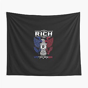 Rich Name T Shirt - Rich Eagle Lifetime Member Gift Item Tee Tapestry