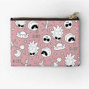 Rick and Morty pattern Zipper Pouch