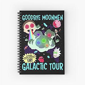 Goodbye Moonmen Galactic tour Rick Collage Spiral Notebook