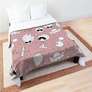 Rick and Morty pattern Comforter