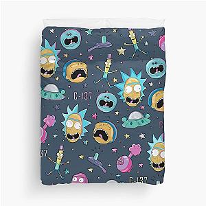 Rick and Morty pattern Duvet Cover