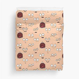 Morty Faces Duvet Cover