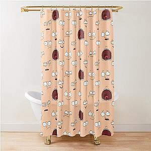 Morty Faces Shower Curtain