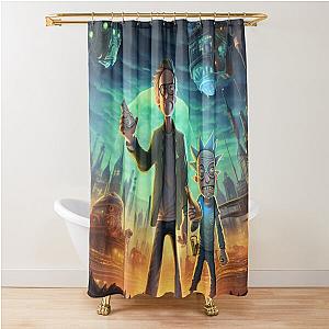 Rick and Morty animation 7 Shower Curtain