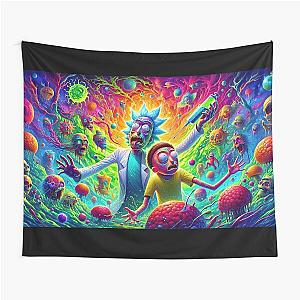 Rick and Morty fantasy art. Tapestry