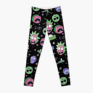 Rick and Morty pattern Leggings