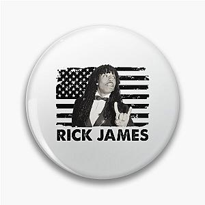 Rick James American Flag Pin