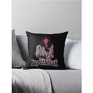 Rick James Super Freak Retro Gift Throw Pillow