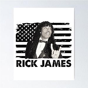 Rick James American Flag Poster