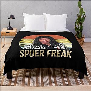 Rick James Super Freak Vintage Style Throw Blanket