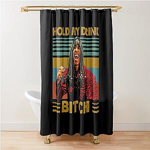 Rick James Hold My Drink Bitch Vintage Shower Curtain