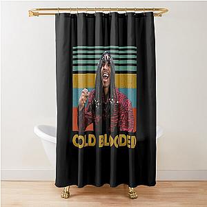 Rick James Cold Blooded Retro Style Shower Curtain