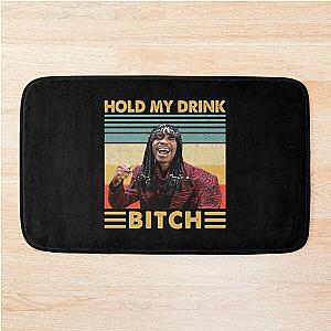 Retro Rick James Hold My drink Bitch vintage Bath Mat