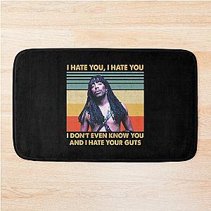 Retro Dave chappelle rick james i hate you i don’t even know you and i hate your guts Bath Mat