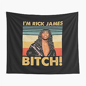 Retro Style I'm Rick James Bitch Tapestry