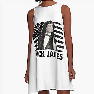 Rick James American Flag A-Line Dress