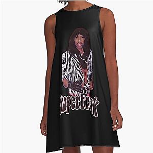 Rick James Super Freak Retro Gift A-Line Dress