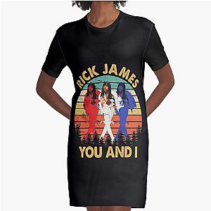 Vintage Rick James You And I Graphic T-Shirt Dress