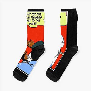 DAVE CHAPPELLE'S RICK JAMES SLAP COMIC  Socks