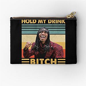 Retro Rick James Hold My drink Bitch vintage Zipper Pouch