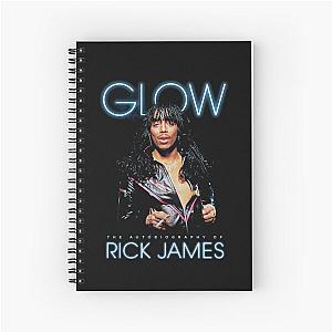 Glow Rick James Spiral Notebook