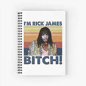 Retro I'm Rick James Bitch Spiral Notebook