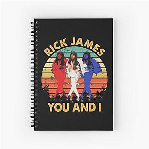 Vintage Rick James You And I Spiral Notebook